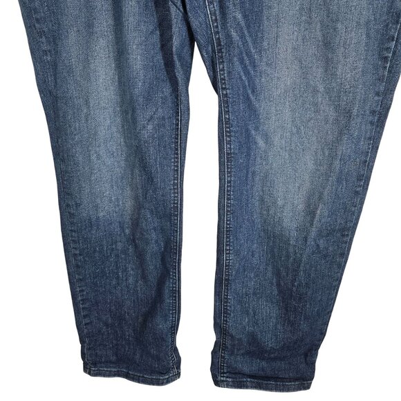 Levi's 541 Blue Jeans Size 42X32 Men's Straight Leg‎ Stretch Denim - Picture 4 of 10